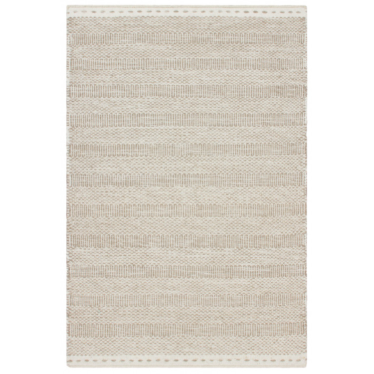 Tapis moderne en laine rectangle tissé main Dalma