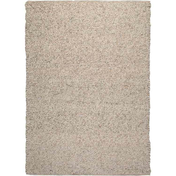 Tapis en laine naturel tissé main Wolly