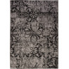 Tapis vintage gris rectangulaire intérieur et extérieur Duba