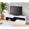 Meuble TV moderne noir et blanc Anouk