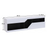 Meuble TV moderne noir et blanc Anouk