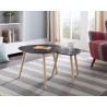 Tables basses scandinaves noires Esmeralda