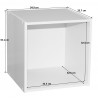 Meuble de rangement modulable contemporain 1 casier Mona