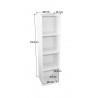 Meuble de rangement modulable contemporain 4 casiers Mona