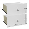 Lot de 2 tiroirs pour meuble de rangement modulable Mona