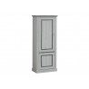 Colonne contemporaine chêne clair/gris béton Emmanuelle