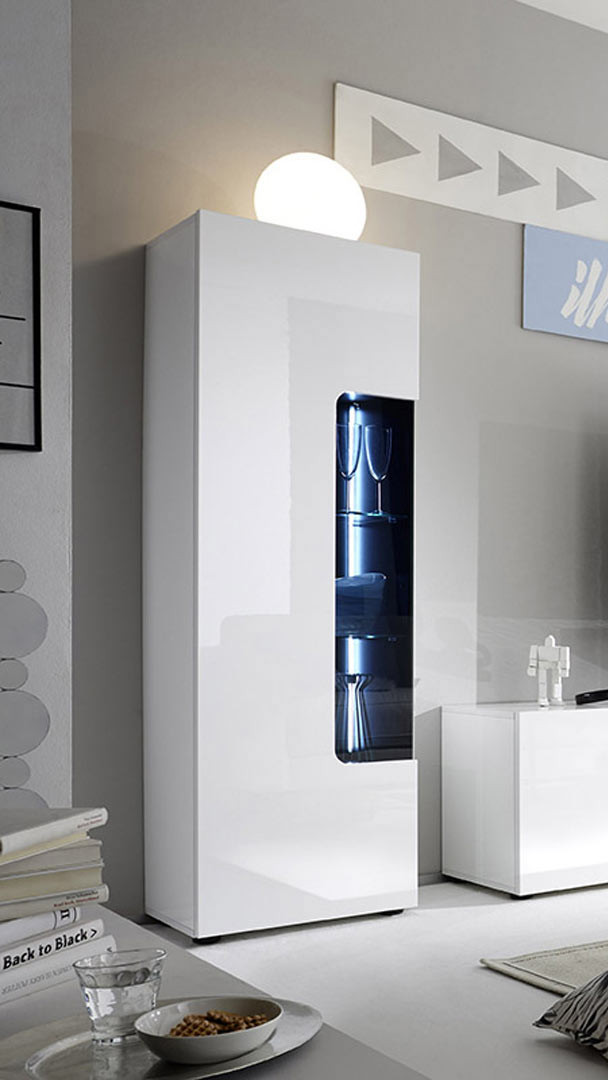 Витрина Белый Глянец Купить