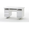 Bureau moderne blanc laqué Rodney