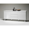 Buffet/bahut moderne blanc laqué Rodney