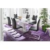 Chaise de salle à manger design en PU noir (lot de 2) Clarisse