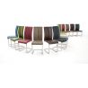 Chaise de salle à manger moderne en PU (lot de 4) Hidayo