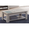 Table basse contemporaine chêne clair Milano