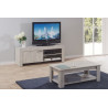 Table basse contemporaine chêne clair Milano