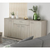 Buffet/bahut contemporain chêne clair Sharone