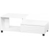 Table basse moderne blanc laqué New Dealy