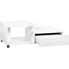 Table basse moderne blanc laqué New Dealy