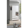 Armoire enfant contemporaine en pin massif laqué blanc Junior