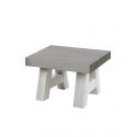 Table basse carrée contemporaine chêne blanchi/marron clair Honduras I
