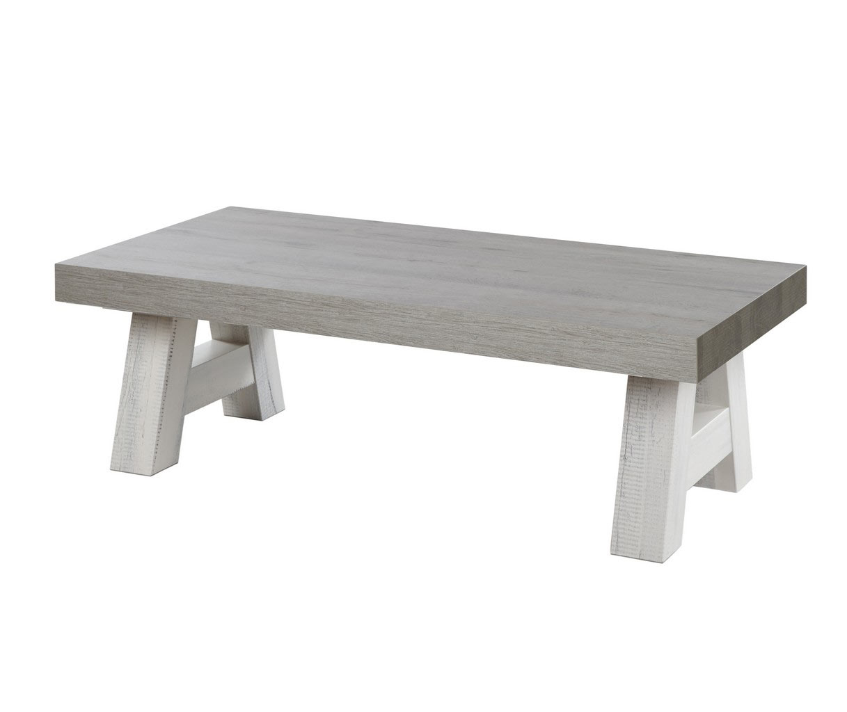 Table basse rectangulaire contemporaine chêne blanchi/marron clair Honduras I