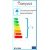 Suspension design en métal chromé 5 lampes Alicia