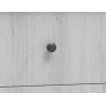 Chevet contemporain chêne clair/gris Emmanuelle