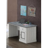 Bureau enfant contemporain chêne clair/gris Emmanuelle