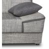 Canapé convertible moderne en tissu gris Maximilien