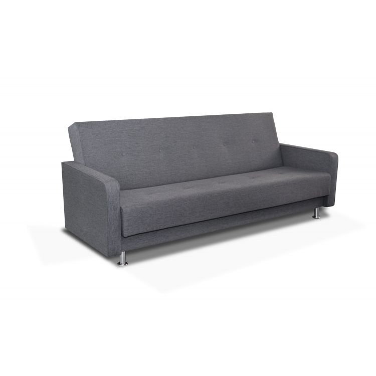 Canapé convertible moderne en tissu gris Adamo