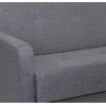 Canapé convertible moderne en tissu gris Adamo