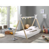 Lit tipi enfant pin massif Tobiaze