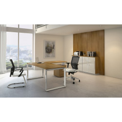 Fauteuil de bureau contemporain en cuir Hawai