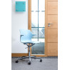 Chaise de bureau design en PVC Janice