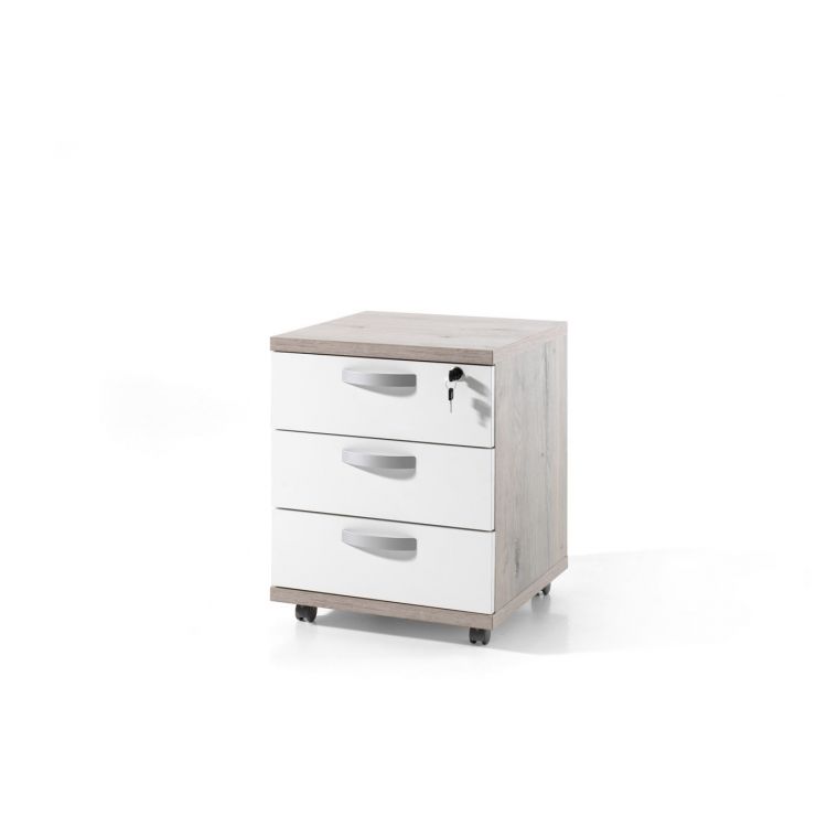 Caisson de bureau contemporain 3 tiroirs Carmelo