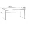 Bureau d'angle contemporain Carmelo