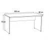 Bureau d'angle contemporain Carmelo