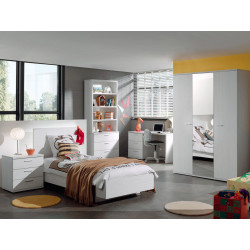 Chambre enfant contemporaine chêne blanc Marvel