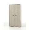 Armoire contemporaine 102 cm chêne clair Stefi