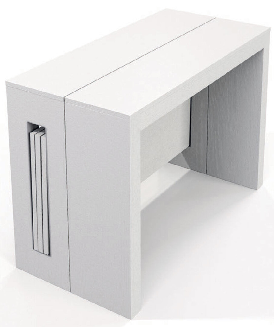 Console Table Extensible Blanche NahtiMatelpro Contemporaine lTK1cFJ