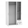 Armoire contemporaine 121 cm Soraya