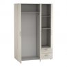 Armoire contemporaine 121 cm Soraya