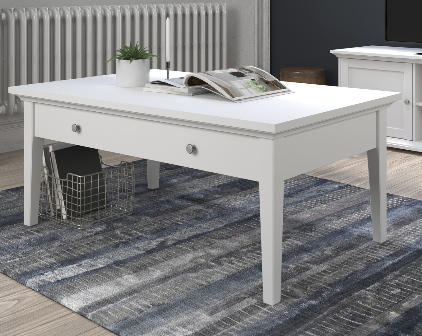 Table basse style campagne Stefano | Matelpro