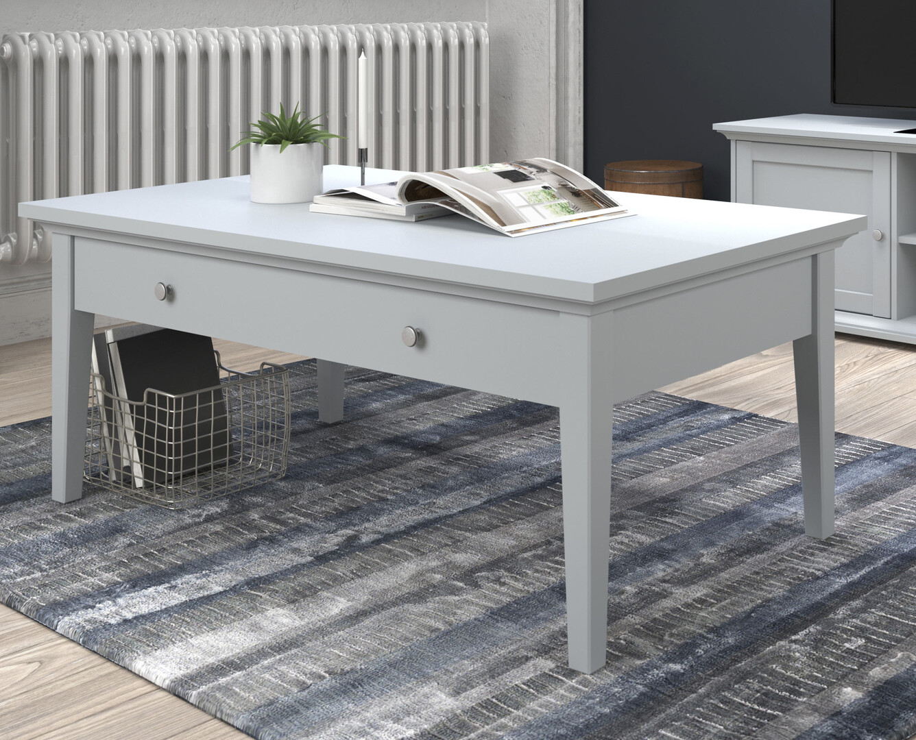 Table basse style campagne Stefano | Matelpro