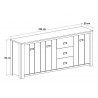 Buffet/bahut contemporain Deborah