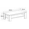 Table basse contemporaine Deborah