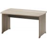 Bureau droit contemporain coloris chêne Romy