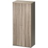 Armoire de bureau à 3 portes pliantes coloris chêne Romy