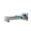 Lit enfant contemporain blanc Elara