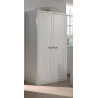 Armoire enfant contemporaine 100 cm blanc laqué Oceanie