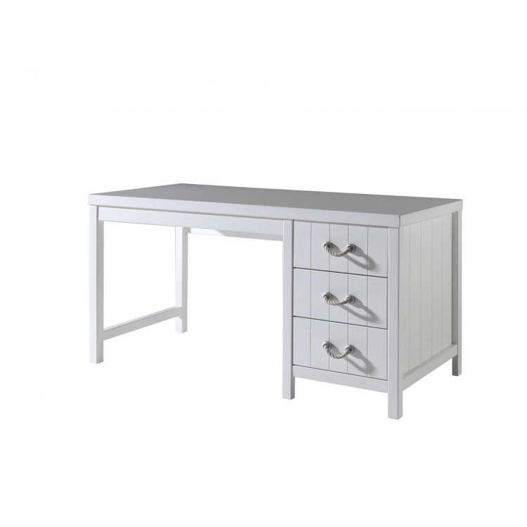 Bureau contemporain coloris blanc laqué Oceanie