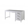 Bureau contemporain coloris blanc laqué Oceanie